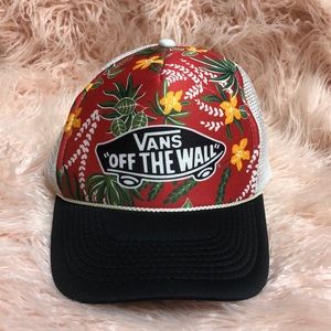 Vans “OFF THE WALL” Tropical trucker hat